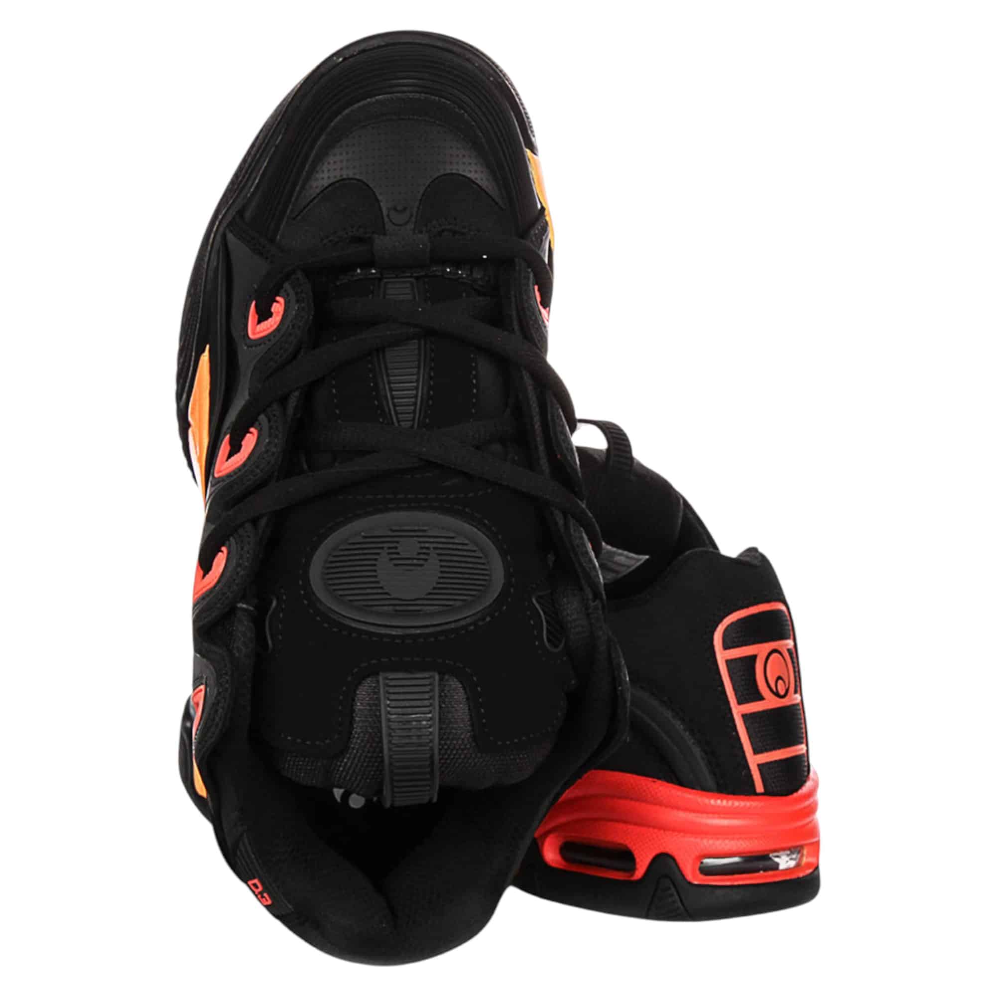 ZAPATILLA HOMBRE D3 2001 BLACK/ORANGE OSIRIS - Imagen 3