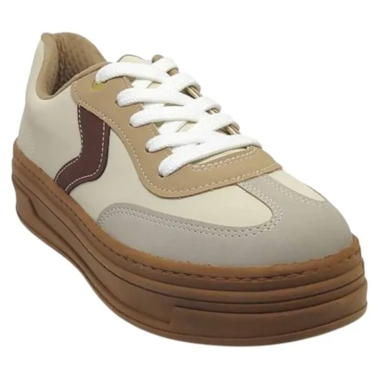 ZAPATILLA URBANA MUJER NOBUCK LISBOA BLANCO APAGADO  BEIRA RIO - Imagen 2