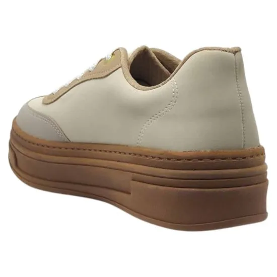 ZAPATILLA URBANA MUJER NOBUCK LISBOA BLANCO APAGADO  BEIRA RIO - Imagen 4