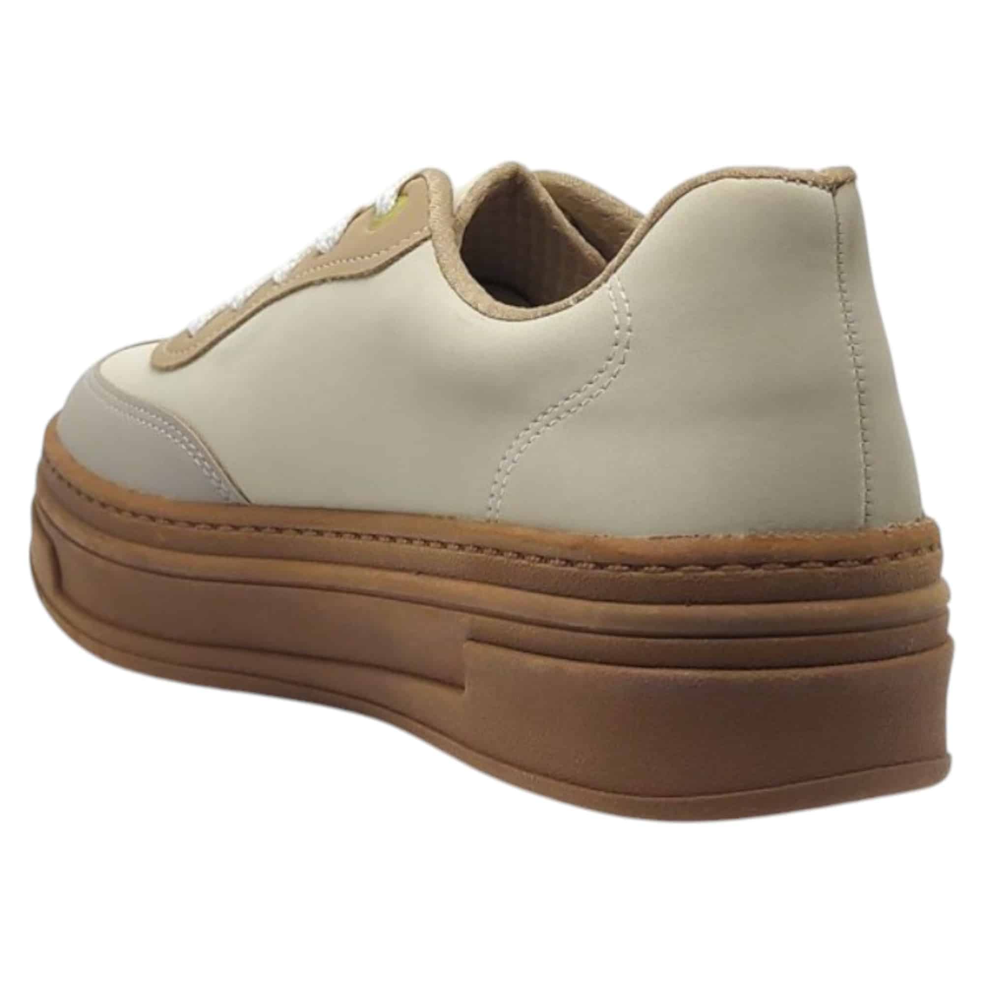 ZAPATILLA URBANA MUJER NOBUCK LISBOA BLANCO APAGADO  BEIRA RIO - Imagen 4