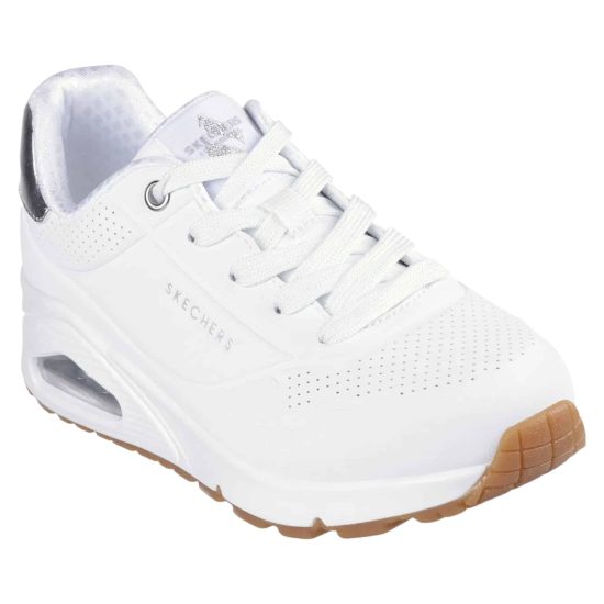ZAPATILLA NIÑA UNO SHIMMER AWAY BLANCO SKECHERS - Imagen 2