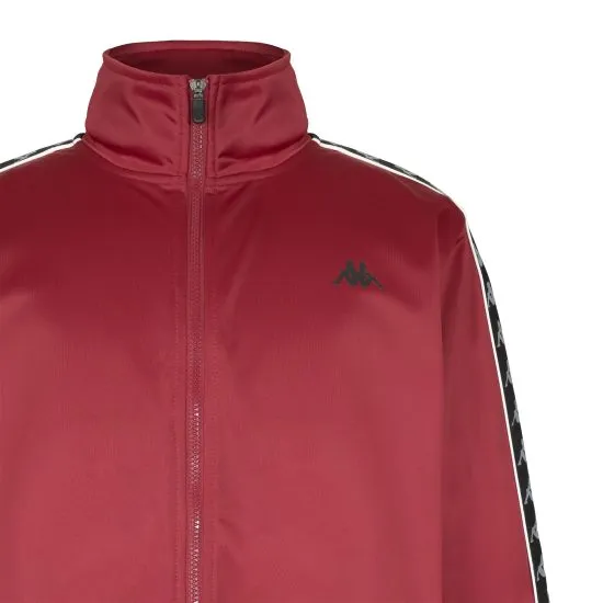 Poleron Hombre Kappa Men Full Zipper Burdeo - Imagen 3