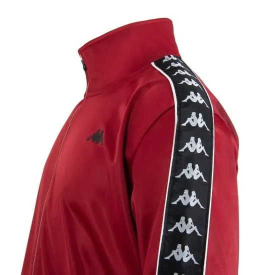 Poleron Hombre Kappa Men Full Zipper Burdeo - Imagen 4