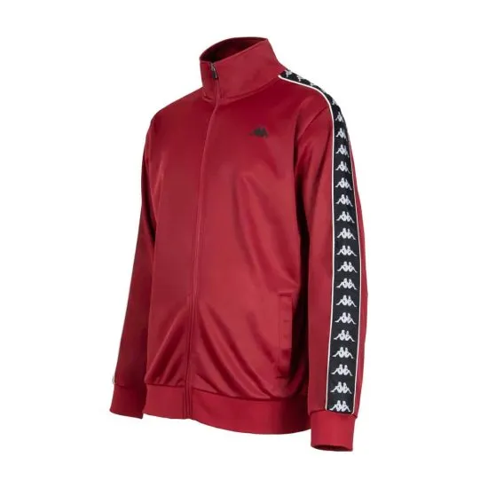 Poleron Hombre Kappa Men Full Zipper Burdeo - Imagen 5