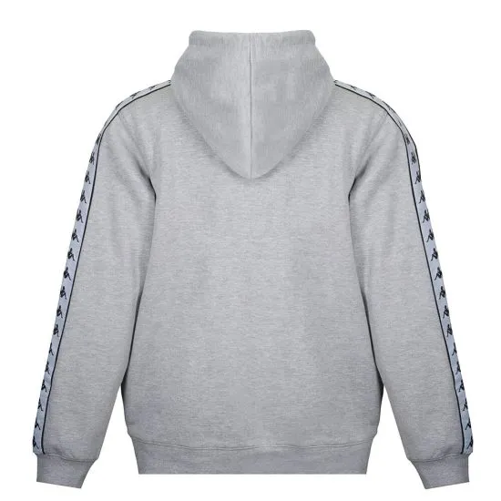 Poleron Hombre Grey Omini Gris Hoodie Kappa - Imagen 2