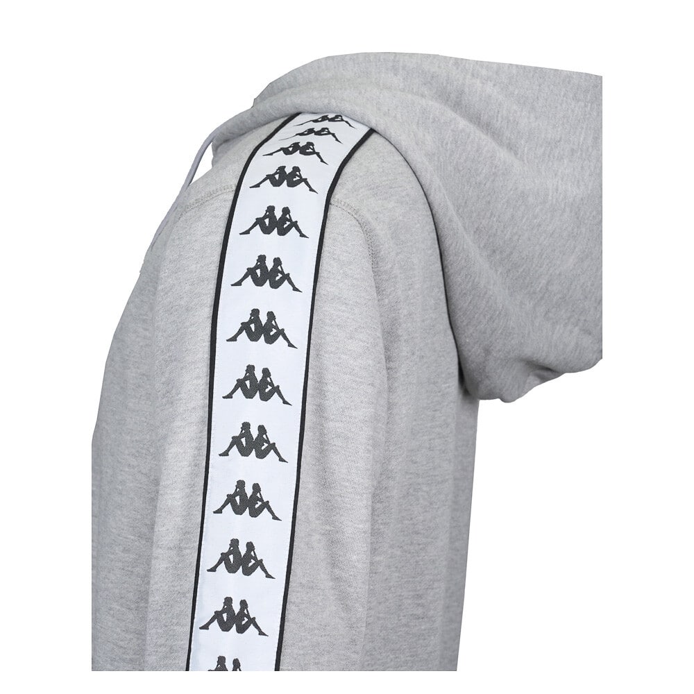 Poleron Hombre Grey Omini Gris Hoodie Kappa - Imagen 4