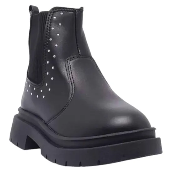 Bota Niña Molekinha Milano con Elástico Negra - Imagen 2