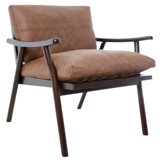 POLTRONA CUERO BONDED CAFE BARRA DESIGN - Imagen 2