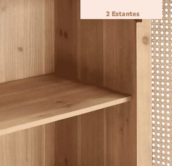 COMODA 2 PUERTAS RATTAN KLIK - Imagen 4