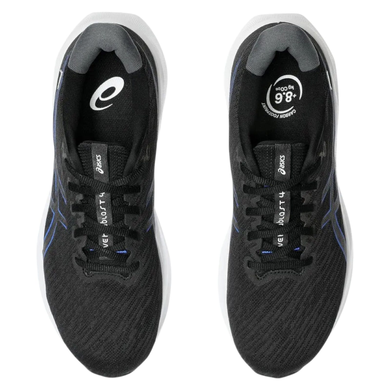 ZAPATILLA RUNNING VERSABLAST 4 BLACK/ ILLUSION BLUE ASICS - Imagen 6