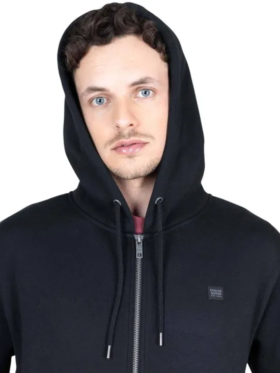 POLERON  HOMBRE BONDED 5O743-MI LISO BLACK S MAUI - Imagen 3