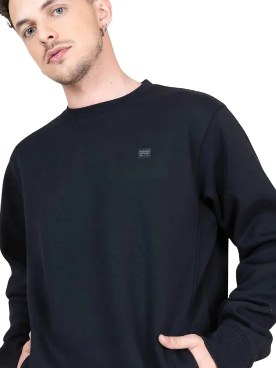 POLERON HOMBRE BONDED 50741-MI LISO BLACK MAUI - Imagen 3