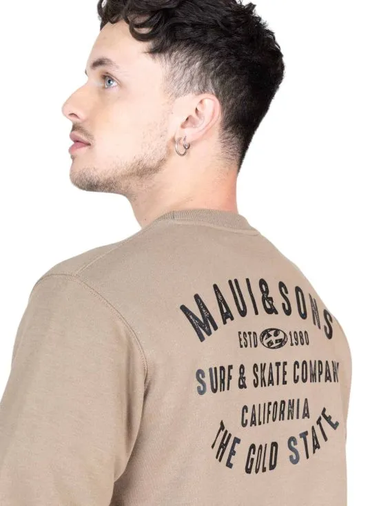 POLERON HOMBRE CR 5O485-MI LISO KHAKI MAUI - Imagen 3