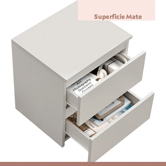VELADOR CAJON DOBLE MINIMAL BLANCO KLIK - Imagen 6