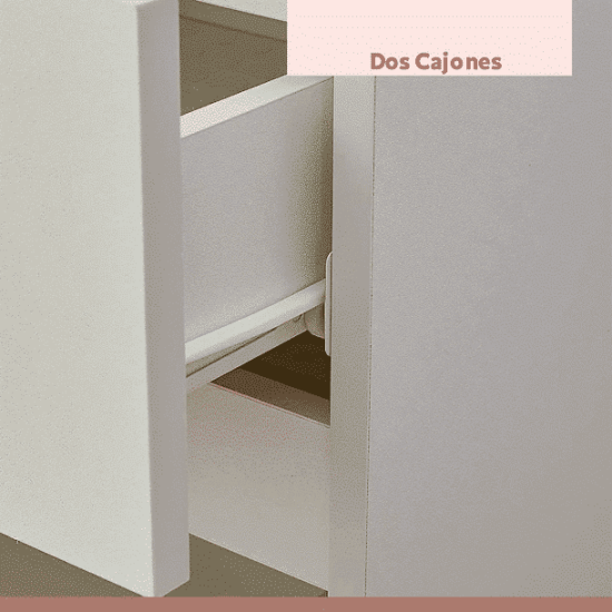 VELADOR CAJON DOBLE MINIMAL BLANCO KLIK - Imagen 7