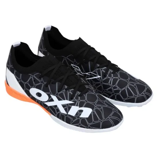 ZAPATILLA BABY FUTBOL SOCIETY PU VELOSTER SC NEGRO NARANJA OXN - Imagen 2
