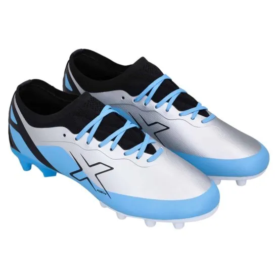 ZAPATO FUTBOL CAMPO PU RAYO MD CELESTE PLATA OXN - Imagen 2
