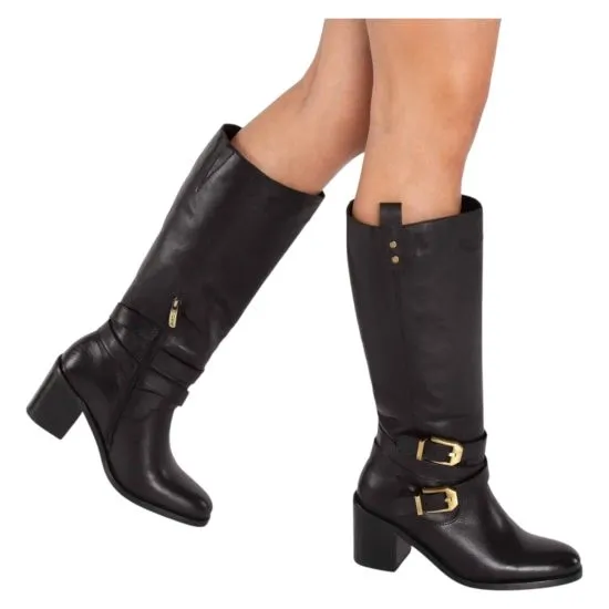 BOTA MUJER NAPA NEGRO CHIARA GACEL - Imagen 5