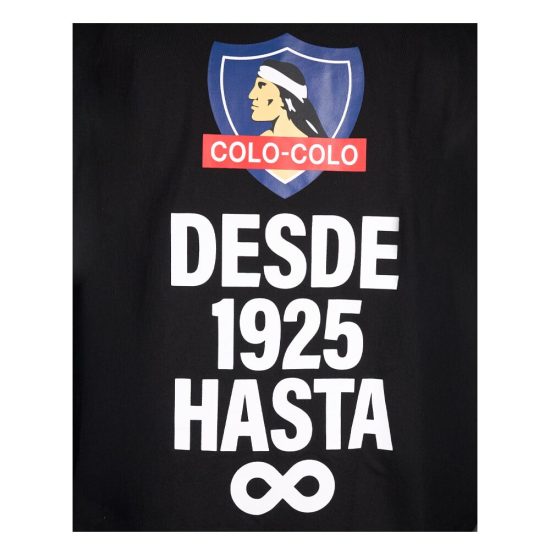 Polera Hombre Colo Colo Urbano Negro desde 1925 - Imagen 3