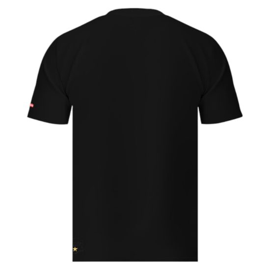 Polera Colo Colo Urbano Hombre Negro Rosas Amor Eterno - Imagen 2