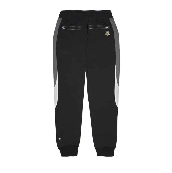 Pantalón Buzo Colo Colo Urbano Hombre Color Block Negro Blanco Gris - Imagen 2