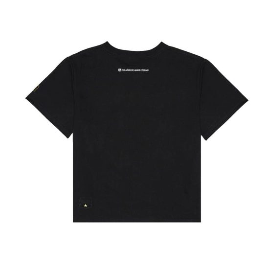 Polera Colo Colo Urbano Centenario Mujer Negro 100% Alba - Imagen 2