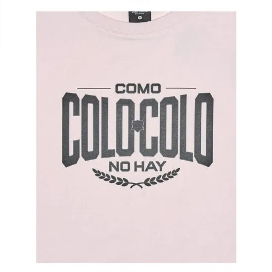 Polera Colo Colo Urbano Centenario Mujer Rosado - Imagen 3