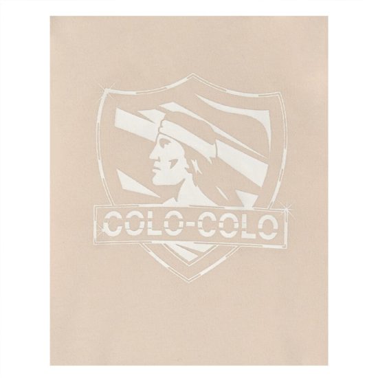 Polerón Colo Colo Urbano Mujer Rosado Escudo Franjas - Imagen 3