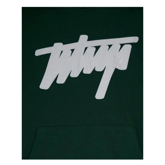 Polerón Whatup Hombre Hoodie Green Logo White - Imagen 3