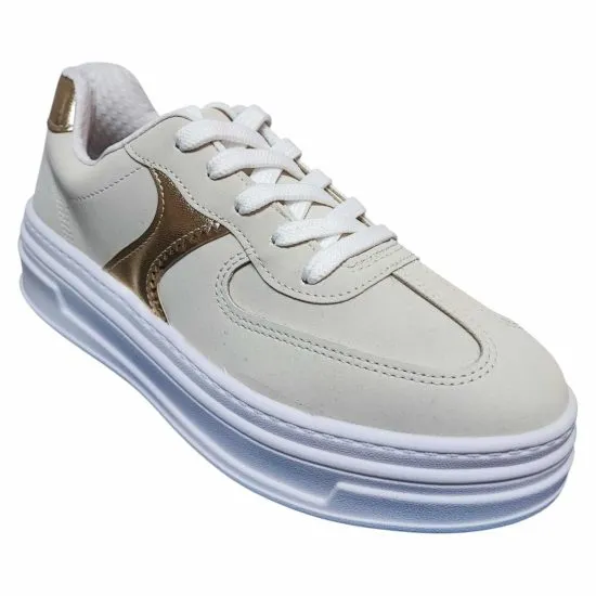 ZAPATILLA MUJER NOBUCK LISBOA METALIZADO PREMIUM BEIRA RIO - Imagen 2