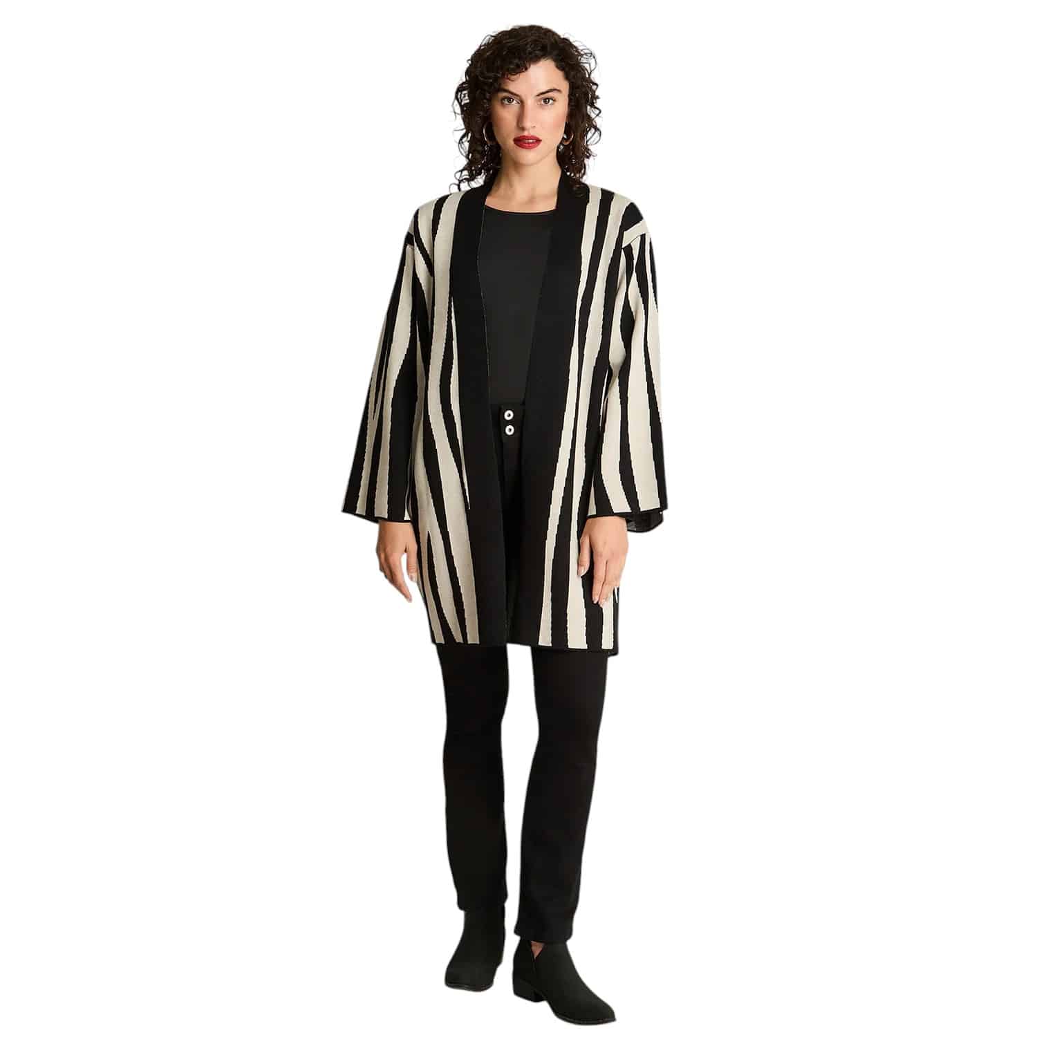 TAPADO JACQUARD NEGRO 826609 CURVI - Imagen 4