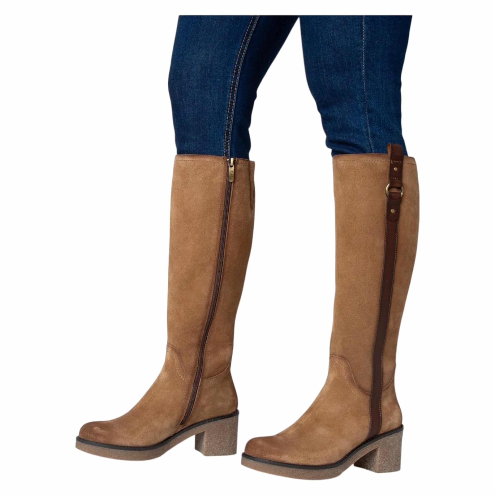 BOTA MUJER GAMUZON TAUPE GACEL - Imagen 5