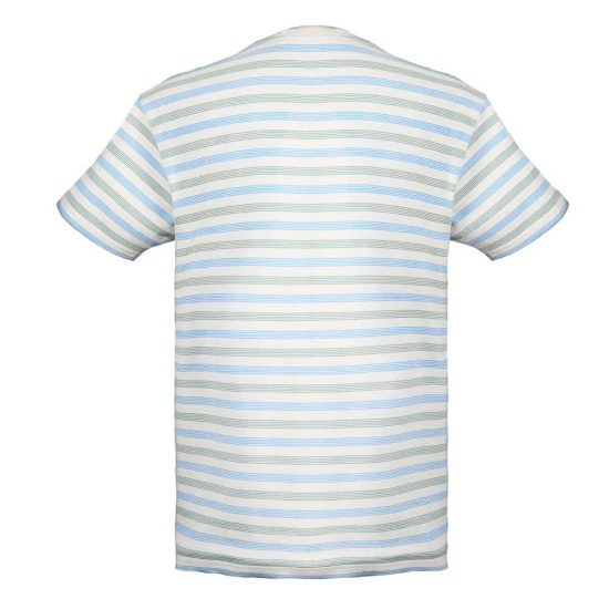 POLERA HOMBRE DISEÑO RAYAS BEIGE REEF - Imagen 2