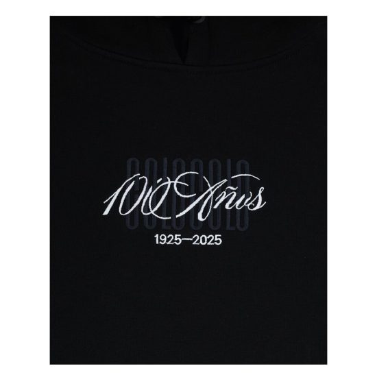 Polerón Colo Colo Urbano Hoodie Negro 100 años - Imagen 3