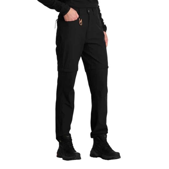 Pantalón Mujer Lennox Q-Dry Mix-2 Pants Negro Lippi - Imagen 2