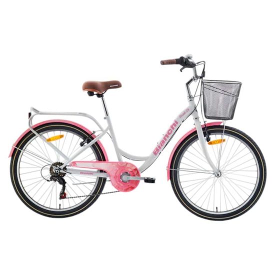 BICICLETA STREET ARO 24 LADY BLANCO BIANCHI