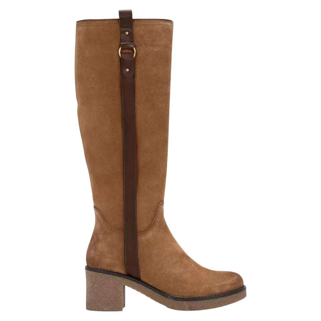 BOTA MUJER GAMUZON TAUPE GACEL