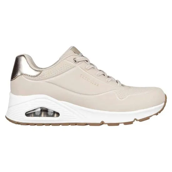 ZAPATILLA MUJER UNO SHIMMER AWAY ROSADO SKECHERS
