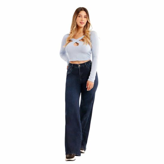 JEANS SEVILLA DARK BLUE WIDE LEG DIVINE