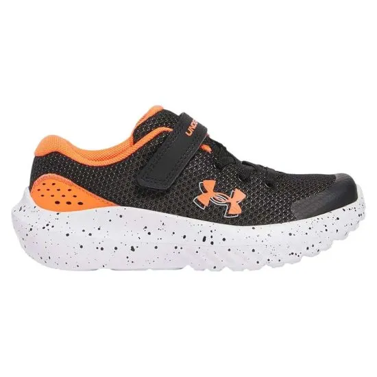 ZAPATILA NIÑO UA BPS SURGE 4 AC BLACK/RED UNDER ARMOUR