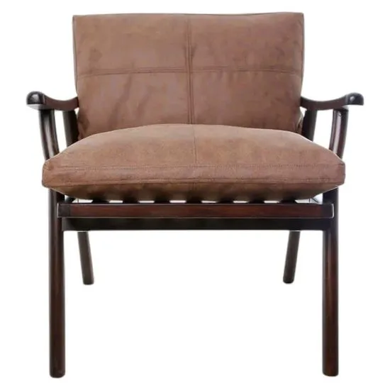 POLTRONA CUERO BONDED CAFE BARRA DESIGN