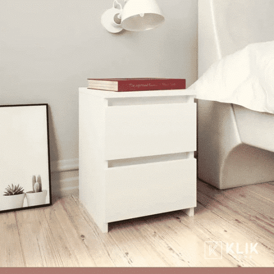 VELADOR CAJON DOBLE MINIMAL BLANCO KLIK