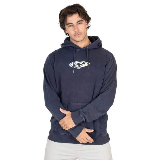 POLERON HOMBRE CANGURO 5O493-MI LISO NAVY MAUI