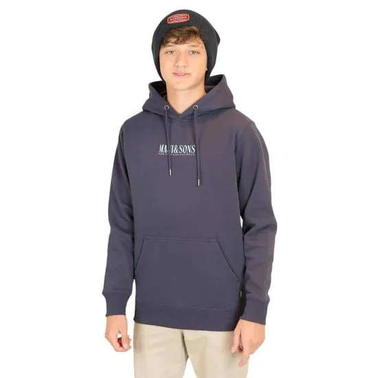 POLERON NIÑO CANGURO 5O527-MI LISO NAVY MAUI