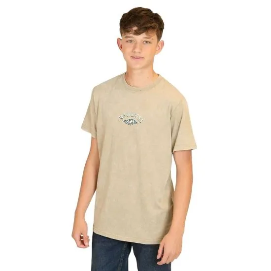 POLERA NIÑO MC 5P437-MI LISO KHAKI MAUI
