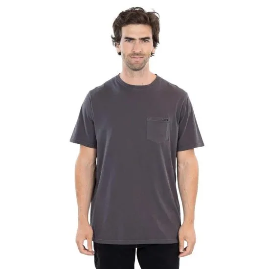 Polera Hombre Basic Pocket Gris Ripcurl