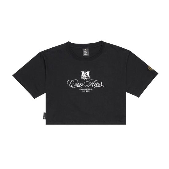 Polera Crop Colo Colo Urbano Centenario Mujer 100 años