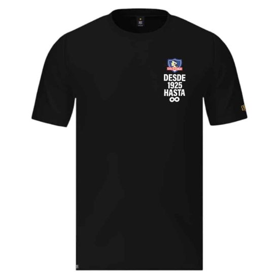 Polera Hombre Colo Colo Urbano Negro desde 1925