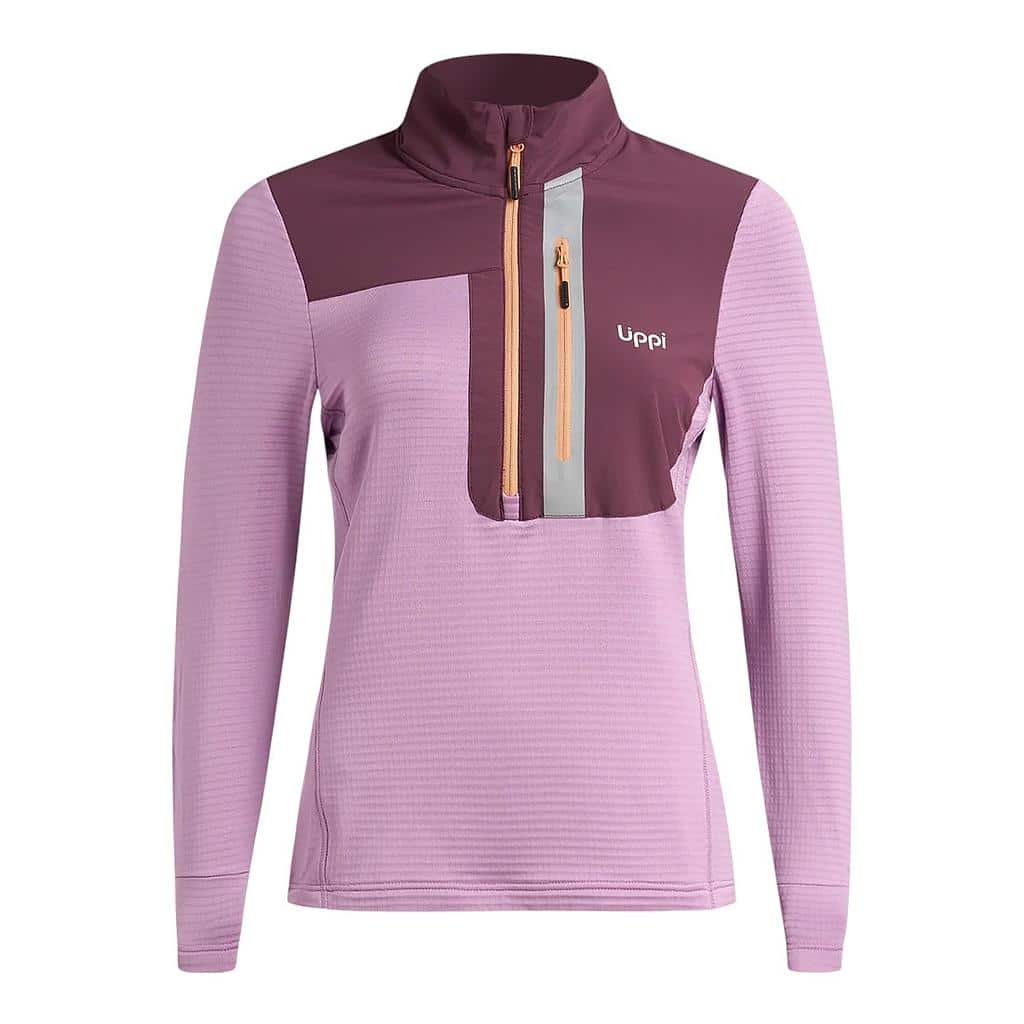 Polerón Mujer Karova Nano-f 14 Zip Rosa Fuerte Lippi