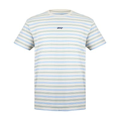 POLERA HOMBRE DISEÑO RAYAS BEIGE REEF